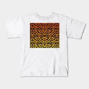 Tiger midge pattern Kids T-Shirt